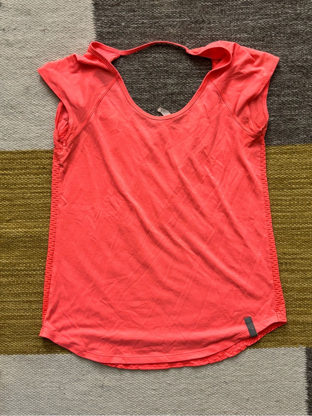 Under Armour Coral Performance Scoop-Back Tank
